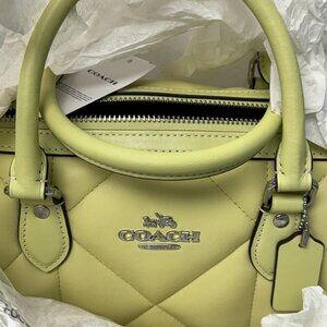 Coach Rowan Satchel Puffy Diamond Quilting